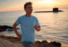 Sicherheitsleck durch Sport-App: Wie Jogging die Geheimhaltung von U-Boot-Patrouillen gefährdet Jogging_U-Boot_Illustration