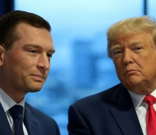 Trumps Schüler in Europa: Wie Jordan Bardella den Schulterschluss mit dem ungeliebten US-Präsidenten sucht Jordan_Bardella-Donald_Trump_Illustration