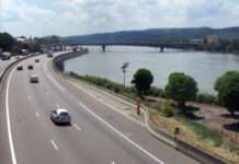 Valence zittert in der Kälte: Der Kampf gegen den eisigen Winter L'autouroute_A7_à_Valence