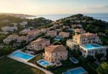 Künstliche Intelligenz: Der unsichtbare Helfer im Kampf gegen Steuerbetrug Luftaufnahme_Riviera_Cote-d-Azur_Illustration