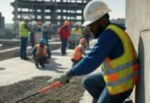 Stabilität des französischen Arbeitsmarktes trotz wirtschaftlicher Herausforderungen Migranten_Arbeiter_Illustration