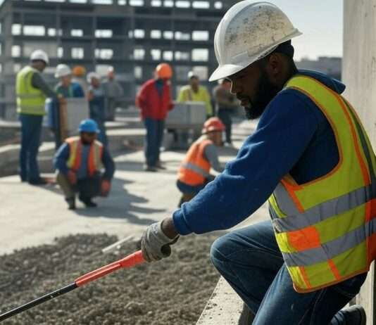Frankreichs unsichtbare Arbeiter: Wie eine kaputte Bürokratie ausländische Arbeitskräfte ausbeutet Migranten_Arbeiter_Illustration