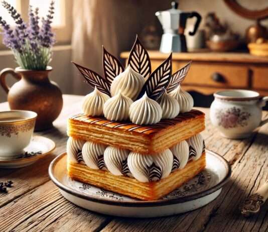 Mille-Feuille mit Chantilly: Ein Meisterwerk der französischen Pâtisserie Millefeuille_Chantilly