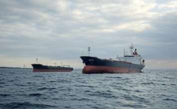 Ein stilles Signal im Schatten der russischen „Schattenflotte“ Öltanker_Rade_Anker_Illustration