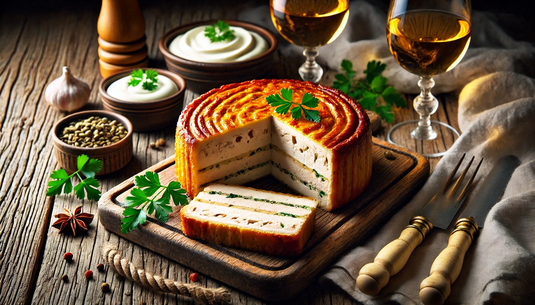 Pâté Croûte de Poulet à la Crème de Bresse: Ein Klassiker der französischen Küche