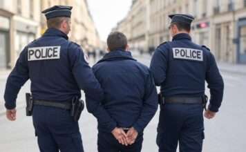 Schlag gegen die DZ Mafia: Französische Justiz nimmt marseiller Drogennetz ins Visier Polizei_Verhaftung_Illustration