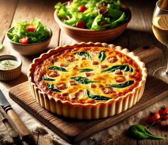 Resteverwertung nach dem Neujahrsessen – neue Köstlichkeiten zaubern Quiche_drum_und_dran