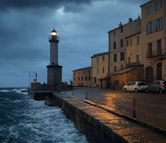 Korsika unter Wasser? Starkregen und Überschwemmungen bedrohen die Insel Starkregen_Korsika_Illustration