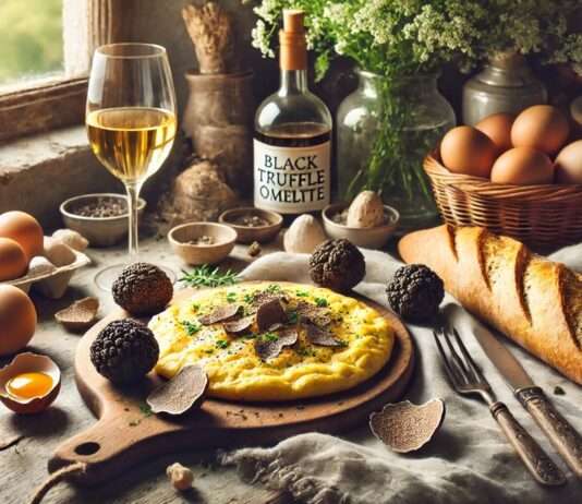 Schwarze Trüffel (Tuber melanosporum): Ein Winterjuwel aus der Drôme Trueffel-Omelette