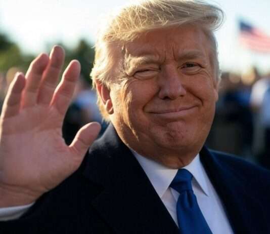 Rückzug aus dem Pariser Klimaabkommen: Die USA nehmen erneut eine problematische Rolle ein Trump_winkt_Good-bye_Illustration