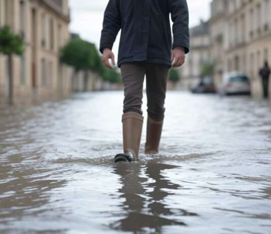 Überschwemmungen in der Eure: Die Epte tritt über die Ufer und setzt Häuser und Geschäfte unter Wasser Ueberschwemmungen_Illustration