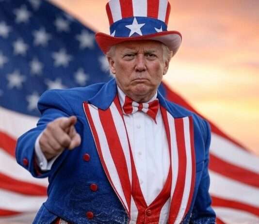 100 Tage Trump – Ein Präsident in der Vertrauenskrise Uncle_Sam_Donald_Trump_Illustration