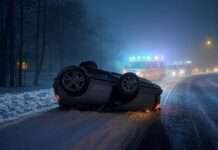 Schnee, Eis und Tragödien: Der Winter hält Nordfrankreich in Atem Unfall_Schnee_Illustration