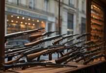 Raubserie: Waffenläden im Visier von Dieben Waffenhandlung_Illustration