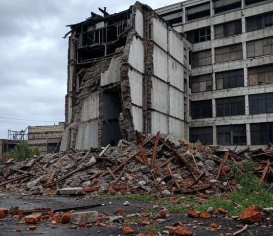 Massaker in Sumy – Frankreich zeigt klare Kante gegen Putins Terror Zerstoerung_Ukraine_Illustration