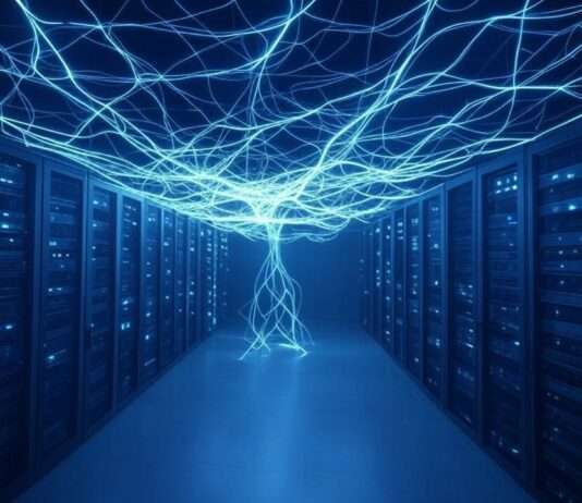 Die Vereinigten Arabischen Emirate investieren Milliarden in französisches KI-Rechenzentrum Datenzentrum_Künstliche_Intelligenz_Illustration