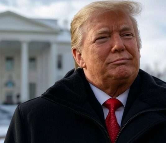 Trumps zweite Amtswoche: Turbulenzen und radikale Maßnahmen prägen den Beginn der neuen Präsidentschaft Donald_Trump_Weisses_Haus_Illustration