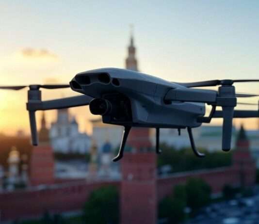 Ukraine intensiviert Drohnenangriffe auf russische Energieinfrastruktur Drohne_Moskau_Illustration