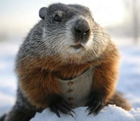 Punxsutawney Phil: Ein Murmeltier als Wetterprophet oder charmanter Scharlatan? Es_grüsst_das_Murmeltier_Illustration