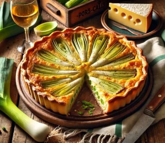 Gastronomische Wiederentdeckungen: Flamiche aux Poireaux – Ein Klassiker aus Nord-Pas-de-Calais Flamiche-aux-Poireaux