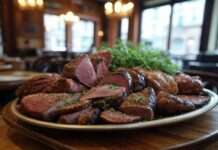 Herkunftsangabe für Fleisch in französischen Restaurants wieder Pflicht Fleisch_Restaurant_Illustration