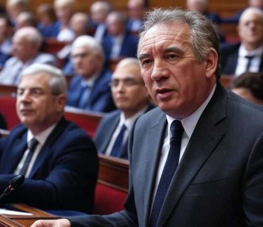 François Bayrou übersteht erneut ein Misstrauensvotum Francois_Bayrou_Nationalversammlung2_Illustration