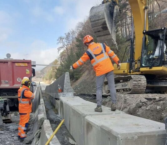RN90 in Savoyen wieder geöffnet: Sicherheit hat oberste Priorität RN90_Felssturz