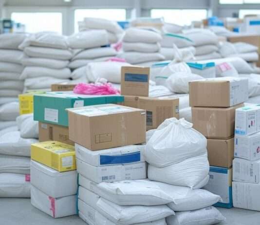 USAID vor dem Aus: Ein fundamentaler Wandel in der US-Entwicklungspolitik Hilfsgüter_Illustration