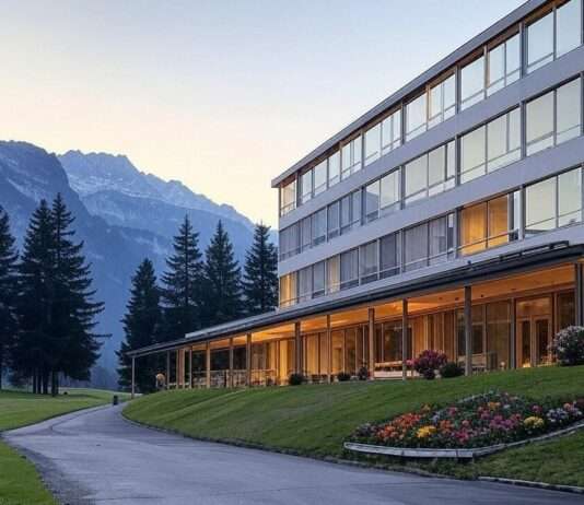 Eurovision 2025: Hotels nahe der Schweizer Grenze überfüllt Hotel_Schweiz_Illustration