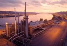 PFAS-Skandal in der „Vallée de la Chimie“ – Bewohner fordern Gerechtigkeit Industrie_Rhone_PFAS_Illustration