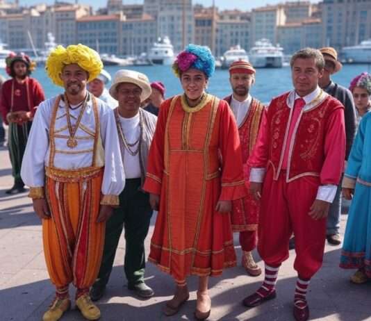 Marseille – Karneval mit mediterraner Lebensfreude Karneval_Marseille_Illustration