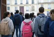 Schulstart mit Knall – Frankreichs Bildungssystem am Limit Schule_Schüler_Illustration