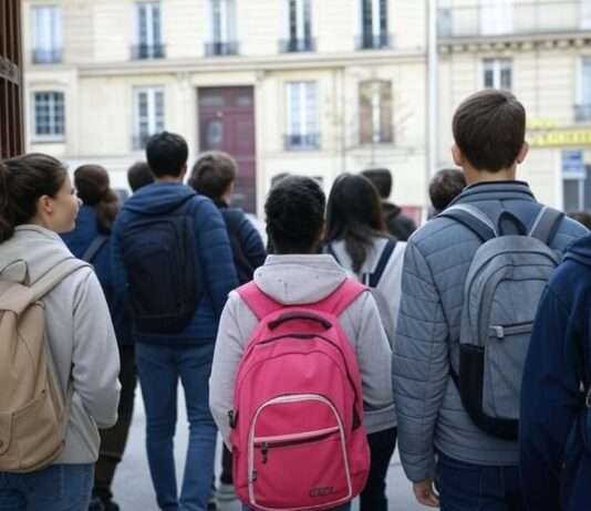 Ein Brand mit Hintergrund: Der Anschlag auf ein Dijoner Gymnasium als Vergeltung des Drogenmilieus offenlegt Schule_Schüler_Illustration
