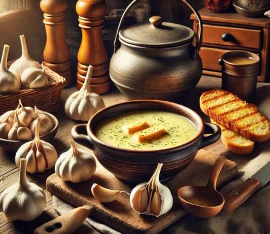 Gastronomische Wiederentdeckungen: Tourin à l’ail – Die Knoblauchsuppe aus Südwestfrankreich Tourin-a-l-ail