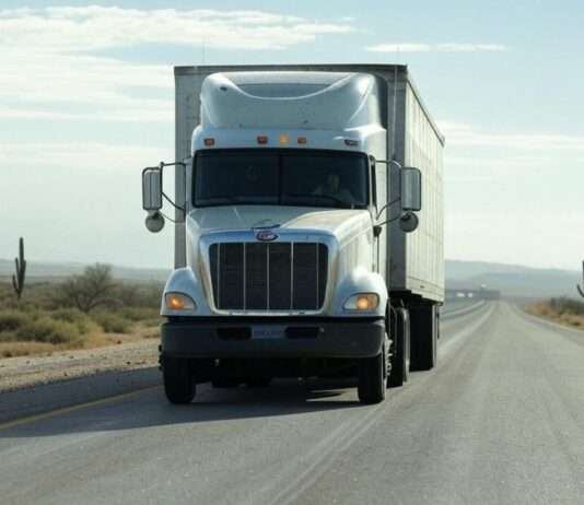 Handelskonflikt zwischen den USA und Mexiko: Eine einmonatige Atempause Truck_Mexiko_USA_Illustration