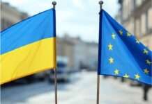 Europa plant den Wiederaufbau der Ukraine: Rom-Konferenz als strategische Wegmarke Ukraine_EU_Flaggen_Illustration