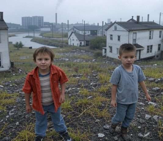 USA: Schließung des Büros für Umweltgerechtigkeit – Politische Weichenstellung mit weitreichenden Folgen Umweltverschmutzung_Menschenrechte_Illustration