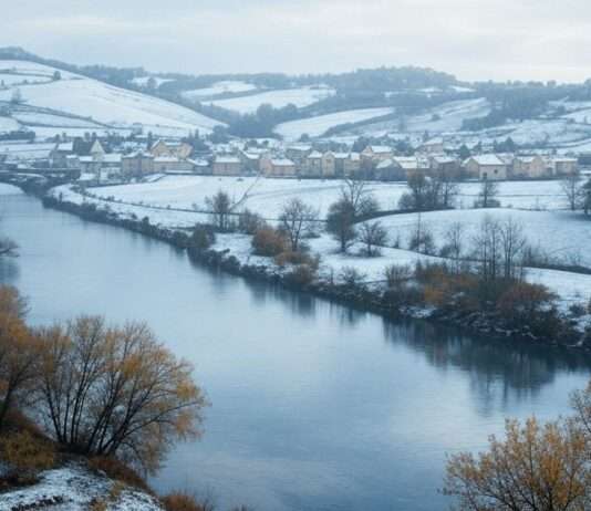Wintereinbruch in Frankreich: Schnee, Starkregen und Unwetterwarnungen Winter_Scheefall_Illustration