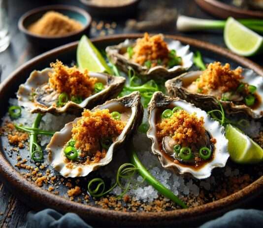 Austern modern zubereitet: Rockefeller 2.0 mit Wasabi-Panko-Kruste Austern_Rockefeller