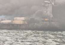 Ölkatastrophe in der Nordsee: Kollision zwischen Tanker und Frachter sorgt für Umweltalarm Brennender_Frachter_Tanker_ScreenX