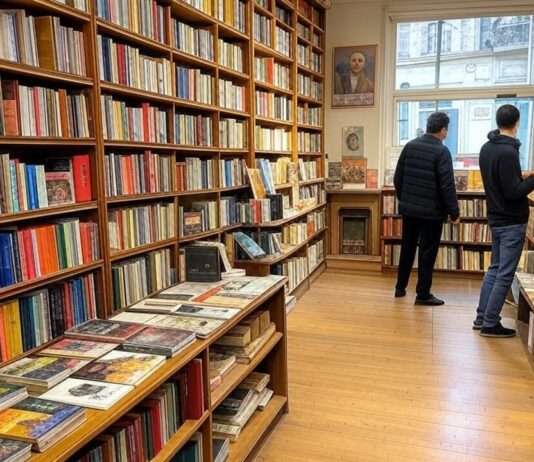 Salon du Livre Africain in Paris: Ein Fest der afrikanischen Literatur Buchhandlung_Buchmesse_Illustration