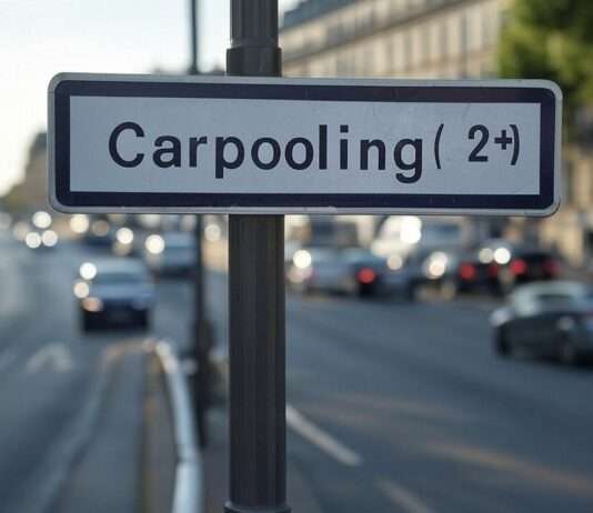 Neue Fahrspuren für Fahrgemeinschaften in Paris: Verkehrswende oder Chaos? Carpooling_Fahrgemeinchsaften_Paris_Illustration