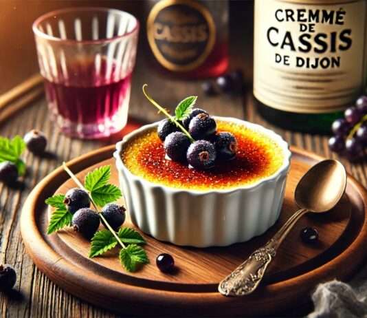 Crème Brûlée au Cassis – Burgundische Eleganz auf dem Dessertteller Creme-brulee-au-Cassis