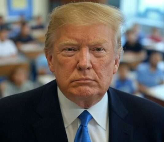 Trumps neuer Kreuzzug: Die Zerschlagung des Bildungsministeriums Donald_Trump_Bildung_Illustration