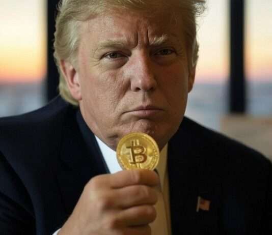 Die USA etablieren eine strategische Bitcoin-Reserve Donald_Trump_Bitcoin_Münze_Illustration
