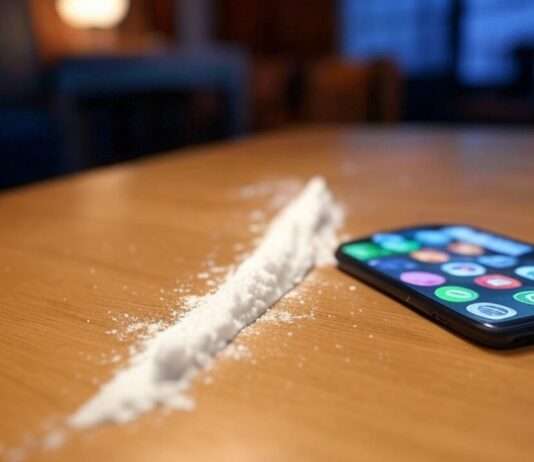 Frankreich unter Drogen – Warum der Konsum illegaler Substanzen explodiert Drogenhandel_Messenger-Dienste_Illustration