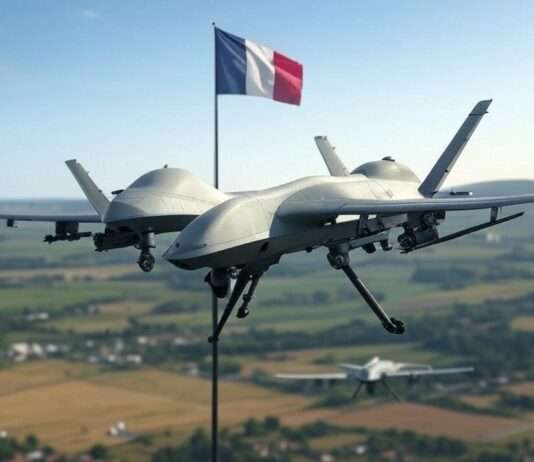 Okzitanien investiert in die Verteidigung: Regionale Initiative im Zeichen nationaler Sicherheitsinteressen Drohnen_Aufrüstung_Verteidigung_Illustration