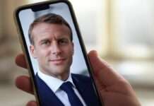 Digitale Brandherde: Warum Emmanuel Macron das Netz zur Chefsache macht Emmanuel Macron_SMS_Fake_Illustration