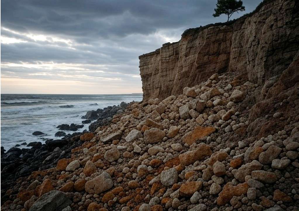 Gefährliche Schönheit: Klippenabbruch an der Côte d'Albâtre