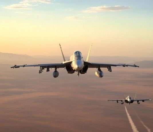 USA greifen Huthi-Stellungen im Jemen an – Trump kündigt „entscheidende“ Militärschläge an FA18_Kampfjets_Jemen_Illustration